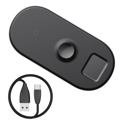 3-in-1 Wireless Charger - Fast Multi-Device Charging