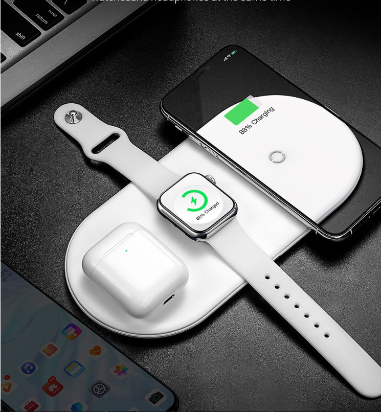 Fast wireless charger with sleek design for multiple devices