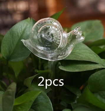 Self-Watering Glass Bird for Plants - Decorative & Functional