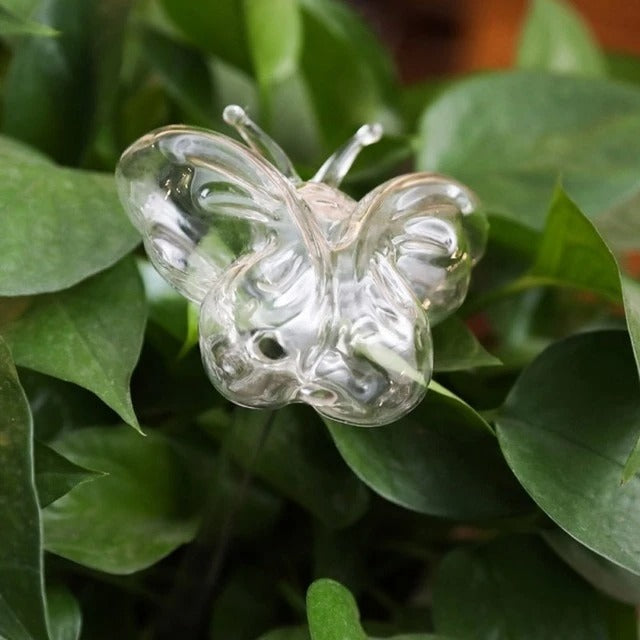 Self-Watering Glass Bird for Plants - Decorative & Functional