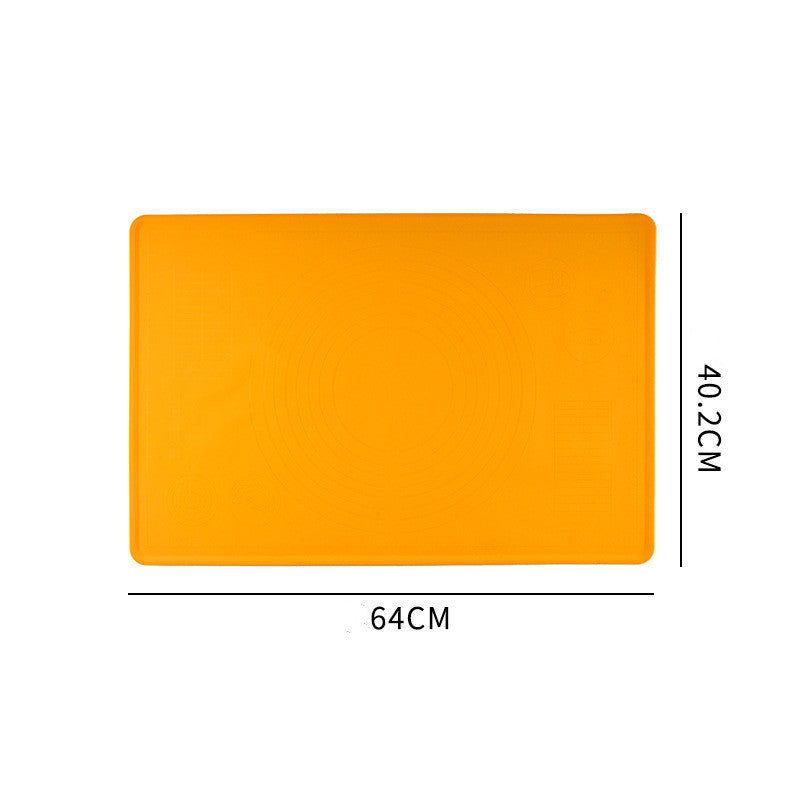 Non-stick baking mat set with silicone rolling and flour mats