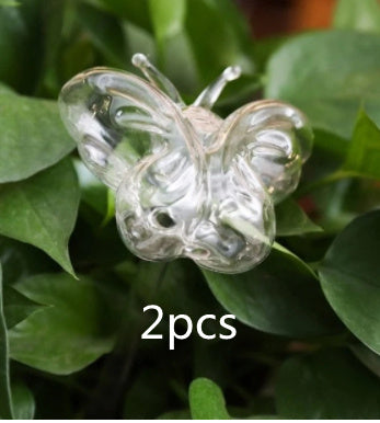 Self-Watering Glass Bird for Plants - Decorative & Functional