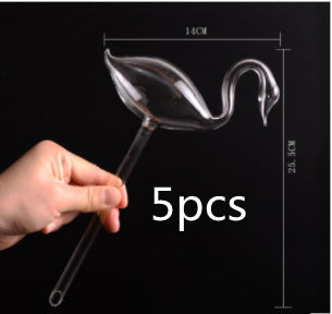Self-Watering Glass Bird for Plants - Decorative & Functional