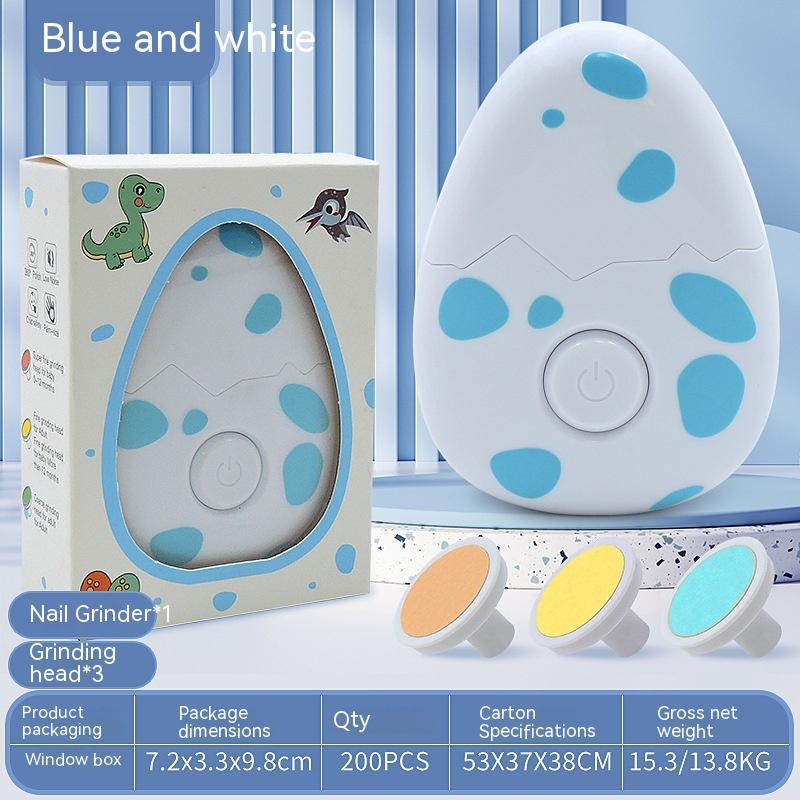 Portable baby nail clipper with quiet operation and ergonomic design