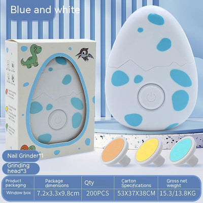 Portable baby nail clipper with quiet operation and ergonomic design