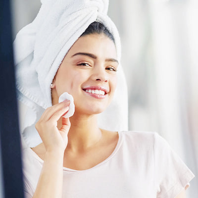 Washable round cotton pads with soft texture for all skin types