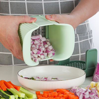 Multifunctional vegetable chopper for slicing and dicing kitchen prep